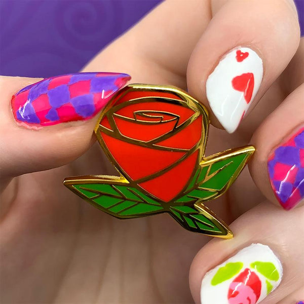 Erstwilder - Painted Rose Enamel Pin - Kitschy Witch (2021)