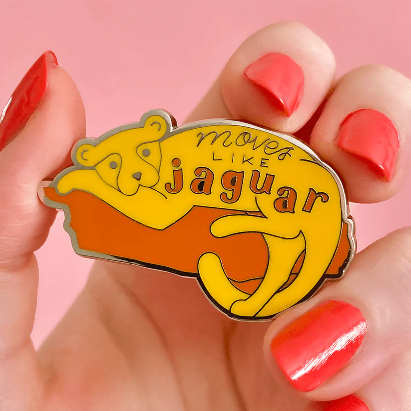 Erstwilder - Moves Like Jaguar Enamel Pin - Liz Harry