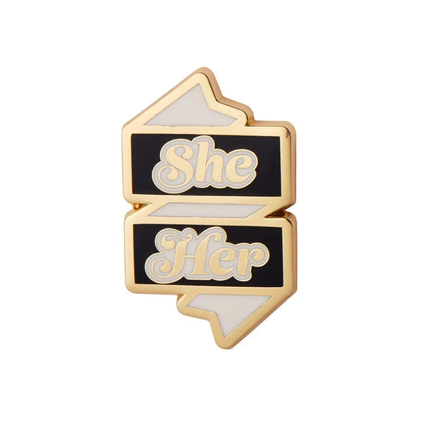 Erstwilder - She/Her Pronoun Enamel Pin