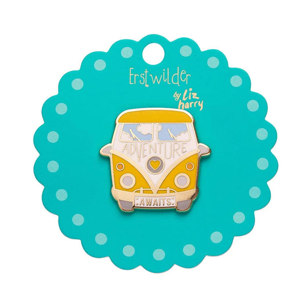 Erstwilder - Adventure Awaits Enamel Pin - Liz Harry