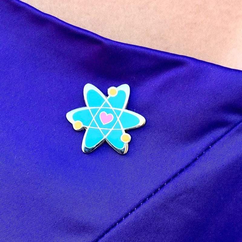 Erstwilder - Adventurous Atom Enamel Pin by Erstwilder