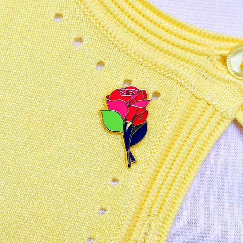 Erstwilder - Budding Rose Enamel Pin