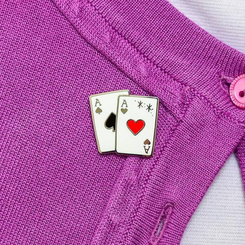 Erstwilder - Card Trick Enamel Pin