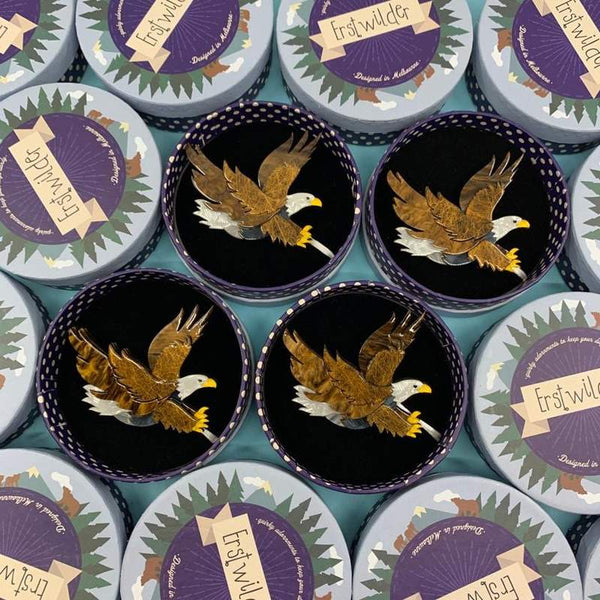 Erstwilder - Comeback Kid Eagle Brooch - Woodlands (2020)