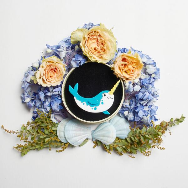 Nina of the North Narwhal Brooch - Erstwilder Ocean Vibes 2.0 (2018)