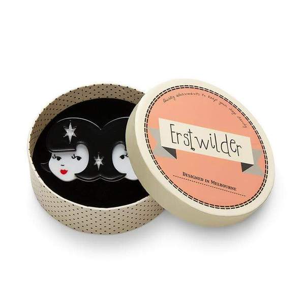 Gemini the Gentle Castor Pollux Brooch - Erstwilder Written in the Stars (2018)
