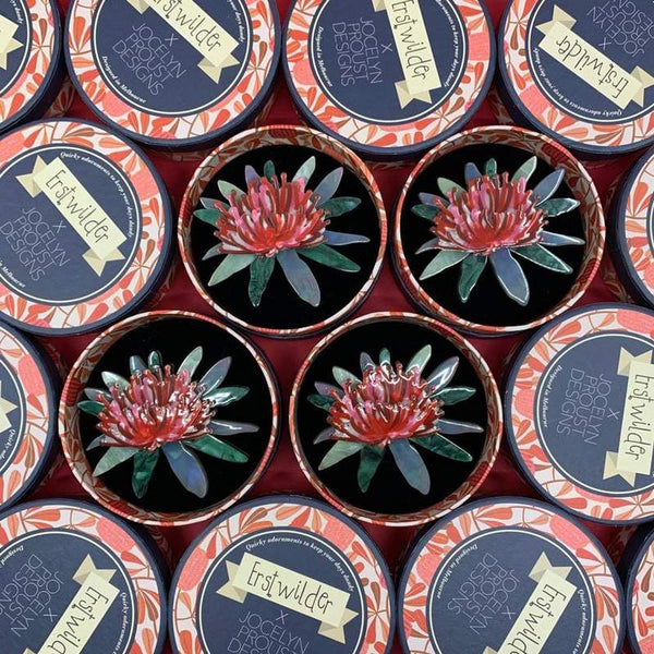 Erstwilder - Waratah Warmth Brooch - Jocelyn Proust (2021)