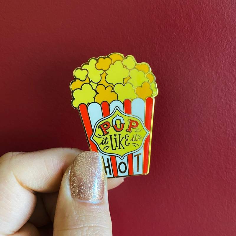 Erstwilder - Pop It Like It's Hot Enamel Pin - Liz Harry