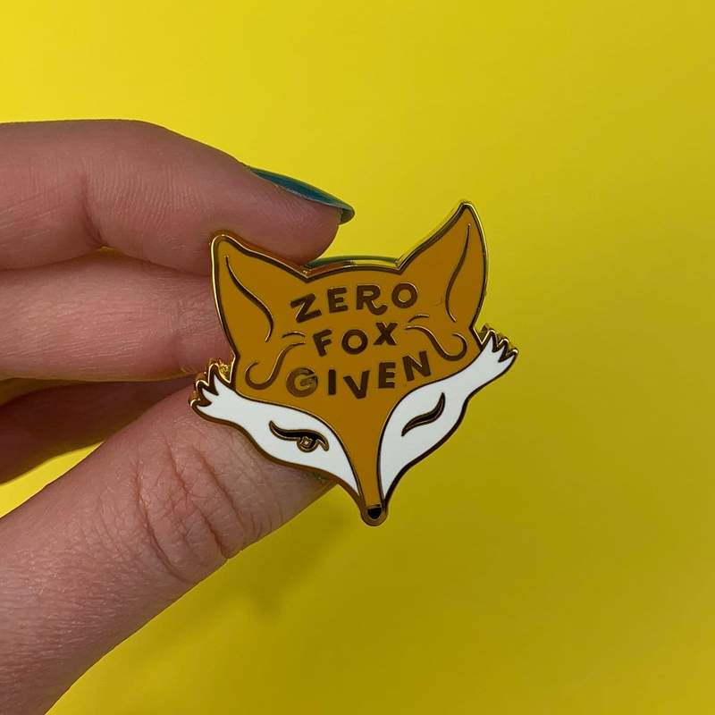 Erstwilder - Zero Fox Given Enamel Pin - Liz Harry