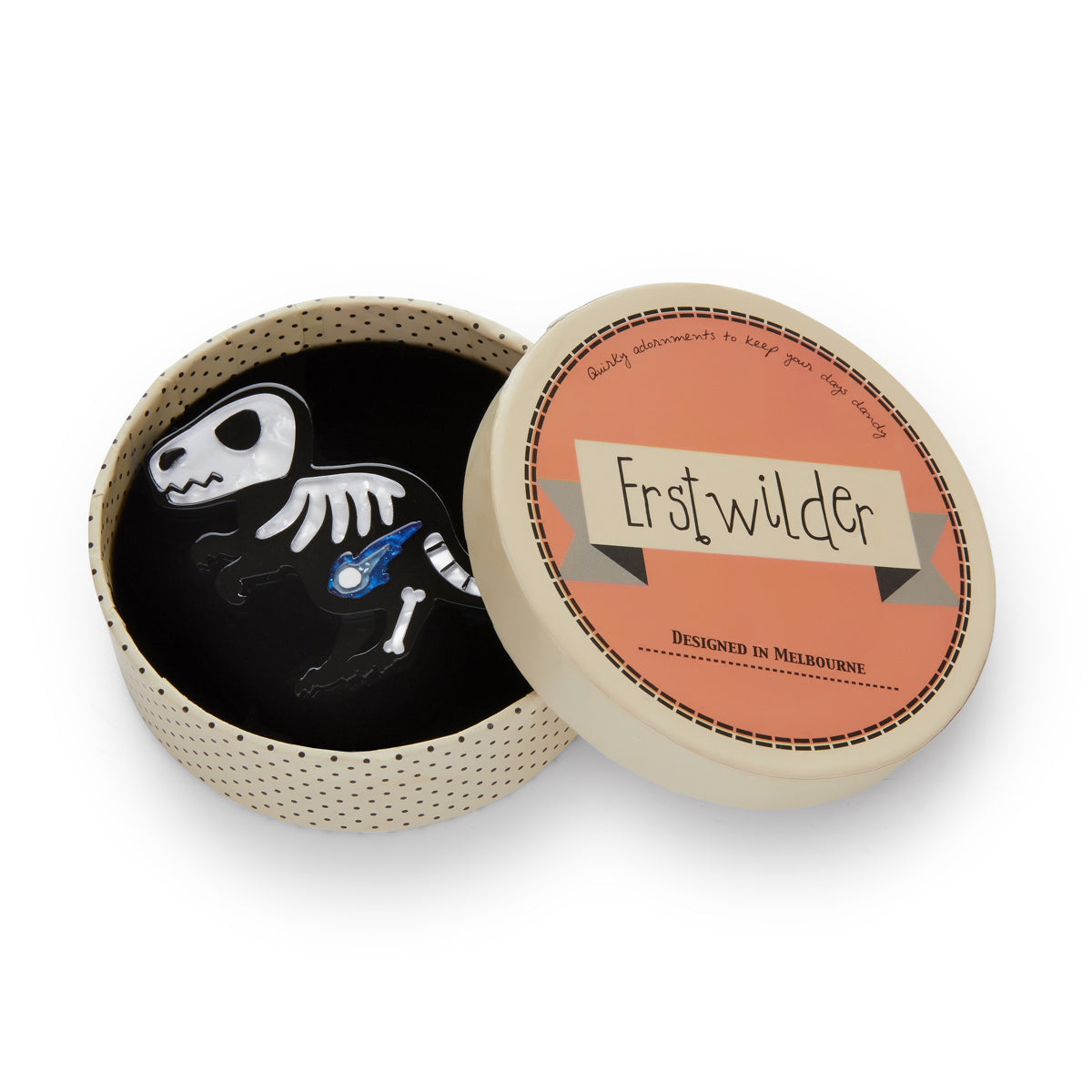 Erstwilder - Dead-o-Saurus Rex Brooch - Bone Brigade (2019)