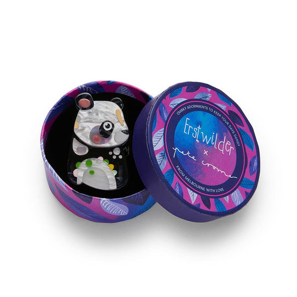 Erstwilder - The Patient Panda Mini Brooch - Pete Cromer Wildlife (2022)