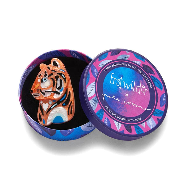 Erstwilder - The Tranquil Tiger Brooch - Pete Cromer Wildlife (2022)