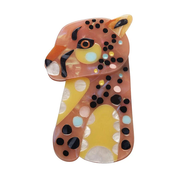 Erstwilder - The Choosy Cheetah Brooch - Pete Cromer Wildlife