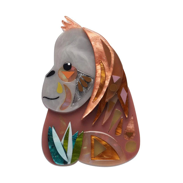 Erstwilder - The Orderly Orangutan Brooch - Pete Cromer Wildlife (2022)
