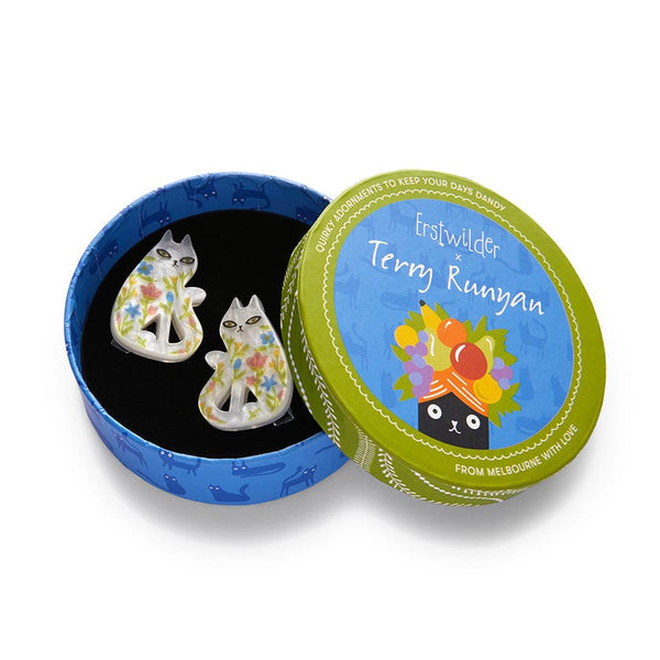 Erstwilder - Feline Florescence Hair Clips Set - Terry Runyan (2023)