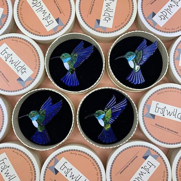 Erstwilder - Hyacinth the Hummingbird Brooch - Fan Favorites (2020)
