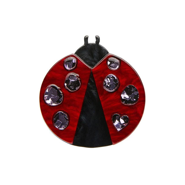 Erstwilder - Lou Lou Ladybug Mini Brooch - Mini Insects and Flowers (2022)