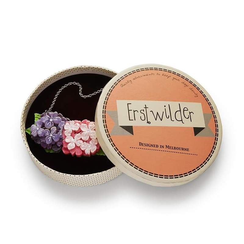 Erstwilder - Heartfelt Hydrangea Necklace - Fan Favorites (2020)