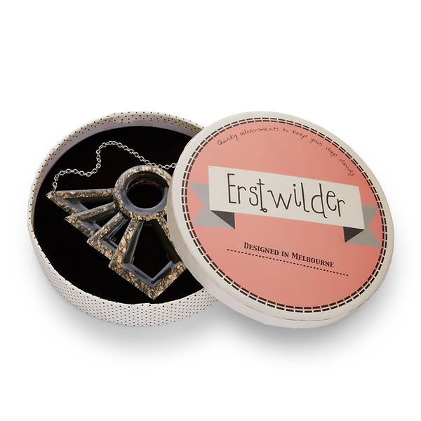 Modernist Motif Necklace by Erstwilder Art Deco (2019)