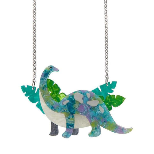 Erstwilder - I'll Be Branch Necklace - Green - Dinosauria (2021)