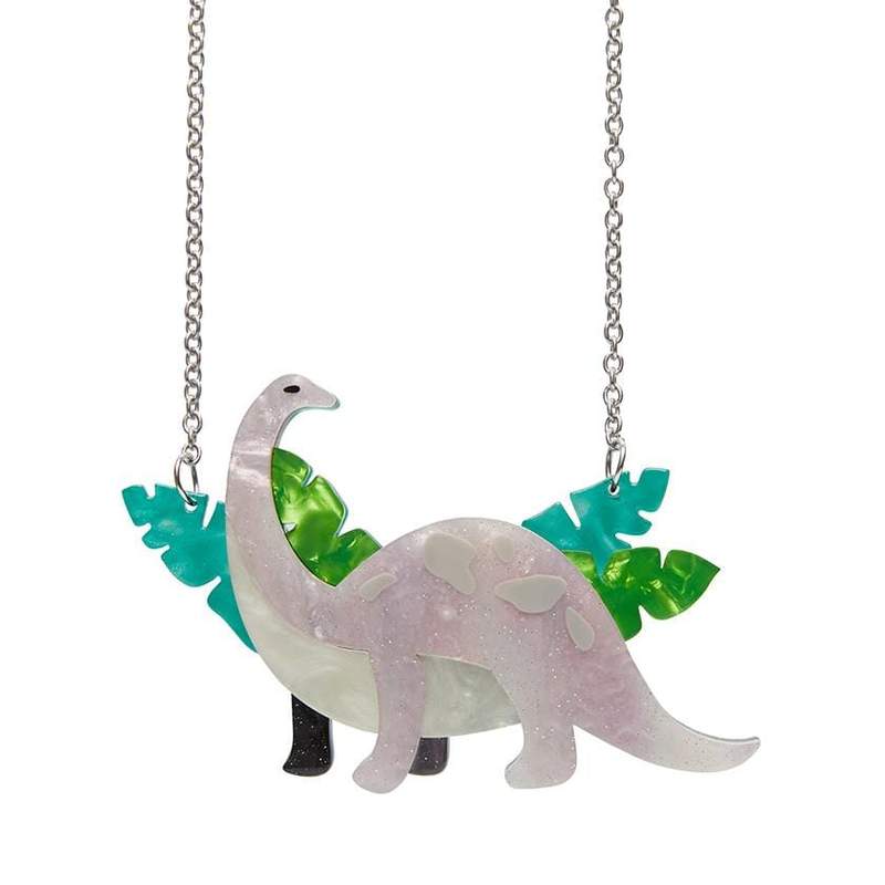 Erstwilder - I'll Be Branch Necklace - Purple - Dinosauria (2021)