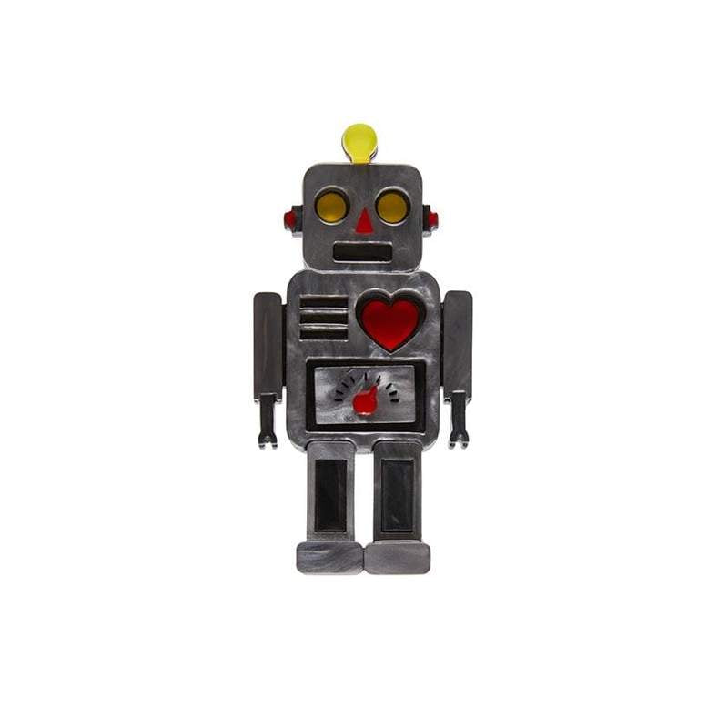 Erstwilder - Nuts and Bolts Mini Brooch (Gray)- Toy Minis (2021)