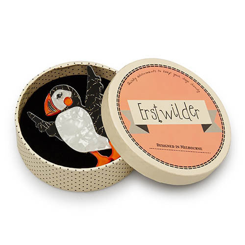 Erstwilder - Ollie The Brave Puffin Brooch - Ocean Vibes (2017)