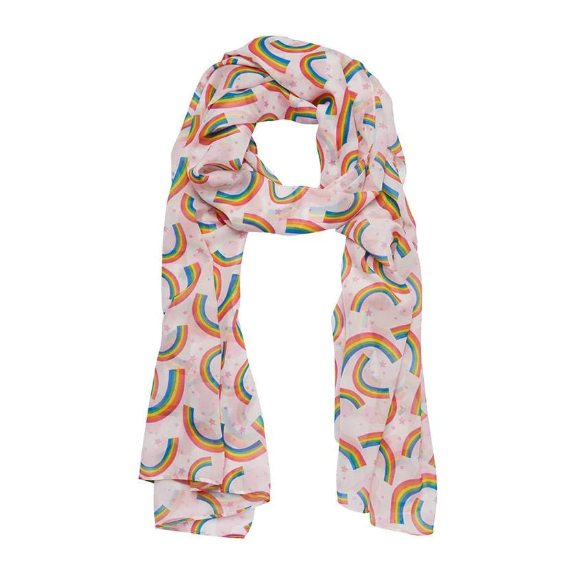 Erstwilder Rainbow Heart Large Neck Scarf