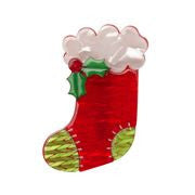 Erstwilder - Get Stuffed Christmas Stocking Brooch - Christmas Wishes (2016)