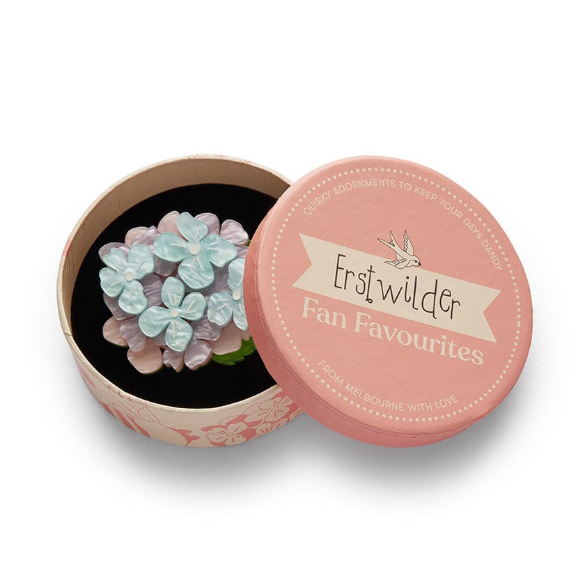 Erstwilder - Heartfelt Hydrangea Brooch - Fan Favorites (2022)