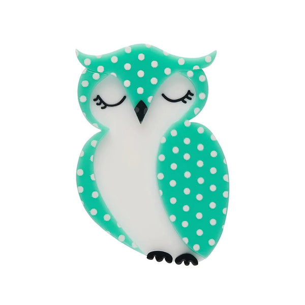 Erstwilder Olive Owl Brooch