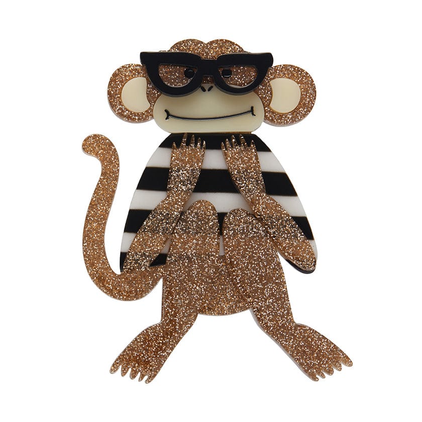 Erstwilder - Moe the Monkey Lover Brooch - Fan Favorites (2022)