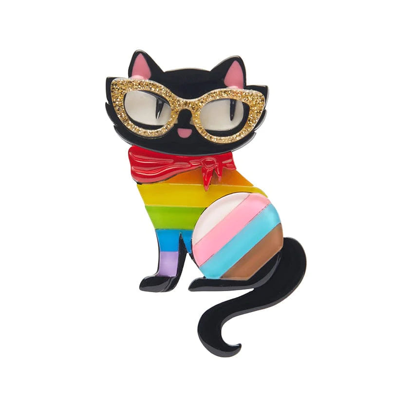 Erstwilder - Elissa the Rainbow Cat Brooch - Pride & Joy (2022)
