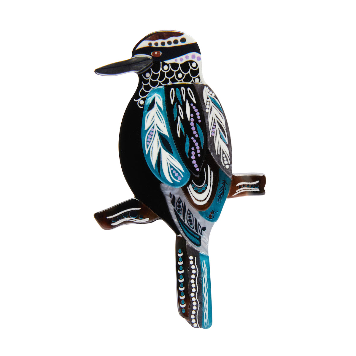 The Kookaburra 'Gunggaga' Brooch - Erstwilder x  Melanie Hava