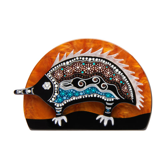 The Echidna 'Gumbiyan' Brooch - Erstwilder x  Melanie Hava