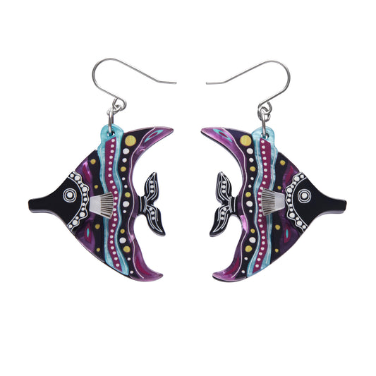 The Fish 'Guya' Drop Earrings - Erstwilder x  Melanie Hava