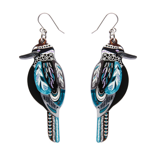 The Kookaburra 'Gunggaga' Drop Earrings - Erstwilder x  Melanie Hava