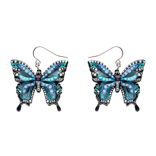 The Butterfly 'Gunggamburra' Drop Earrings - Erstwilder x  Melanie Hava