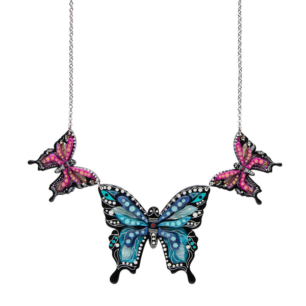 The Butterfly 'Gunggamburra' Necklace - Erstwilder x  Melanie Hava