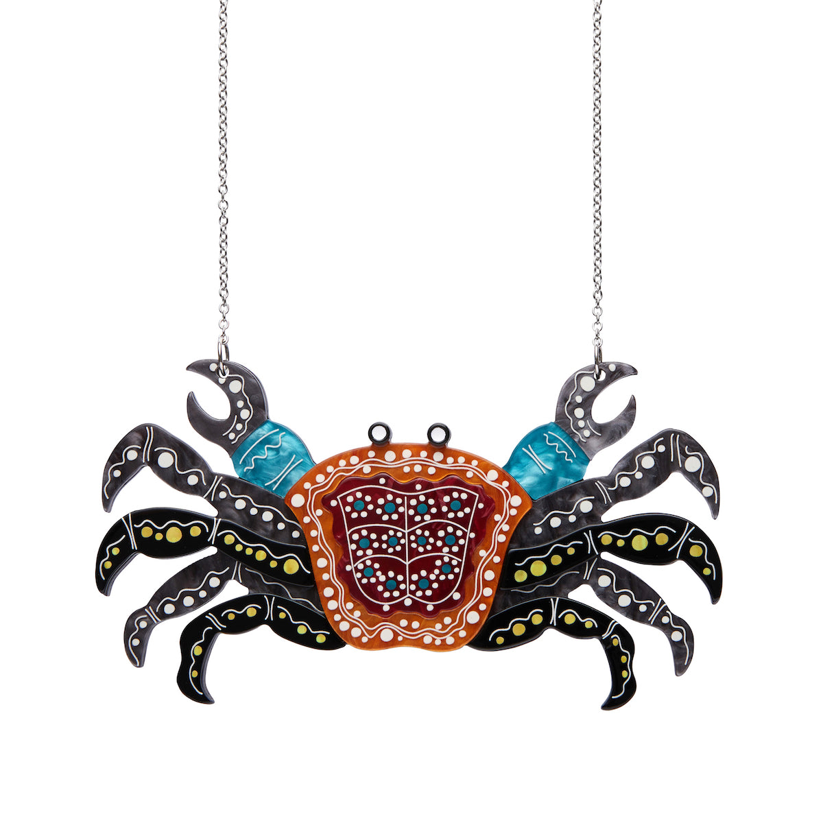 The Crab 'Gadambal' Necklace - Erstwilder x  Melanie Hava